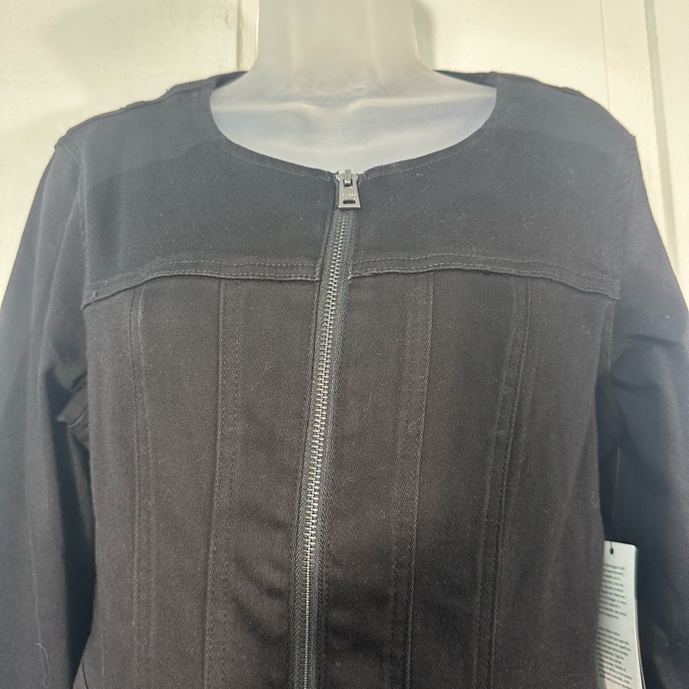 Guess Black Jean  Corset Dress Size Large NWT - Picture 6 of 10